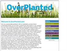 Tablet Screenshot of overplanted.com